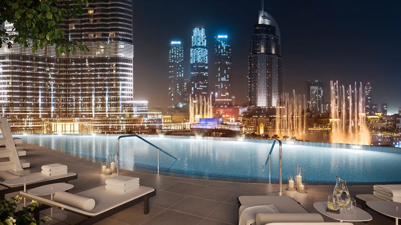 новые, апартаменты, 4 спальни, бассейн, тренажерный зал, детская игровая площадка, кинотеатр, охраняемая парковка, Дубай Даунтаун, Дубай Опера, Дубай, ОАЭ, купить